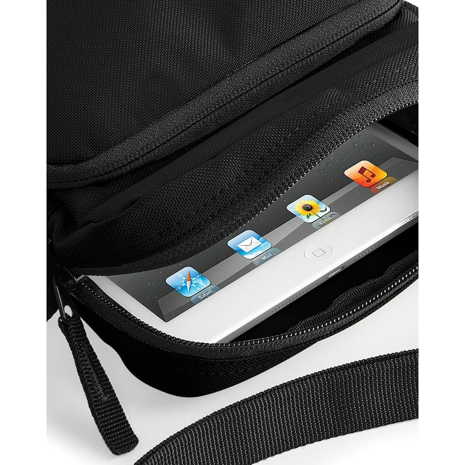 image 1 of Bagbase Across Shoulder Strap Cross Body Bag - Black - One Size Black