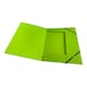 image 1 of Janrax A4 Green Laminated Card 3 Flap Folder with Elastic Closure