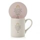 image 1 of Widdop Love Life Mug & Coaster Set - Life Is Like Tea Pink | White