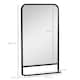 image 7 of HOMCOM Rectangle Wall Mirror with Shelf 86 x 53 cm, for Living Room, Bedroom