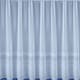 image 2 of Hudson White Striped Net Panel 2 M x 122 cm Horizontal Stripe Base Design Pre Cut Net Panel