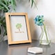 image 6 of Nicola Spring A5 (6 x 8") Photo Frame - Light Wood - 3D Photo Frame Picture Frame Box Portrait Display Case (23.5 x 17cm)