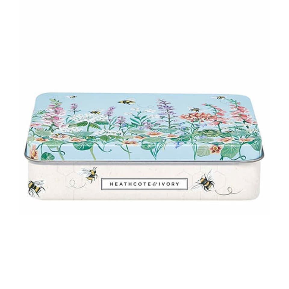 image 1 of Heathcote & Ivory Busy Bees Hand & Lip Tin
