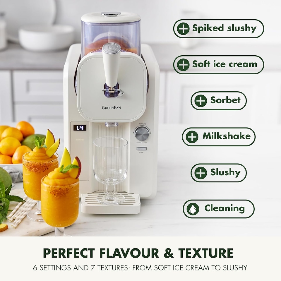 image 1 of Greenpan Frost Ice Cream Maker & Slushie Machine with Built-In Compressor