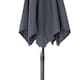 image 6 of Charles Bentley 2m Garden Patio Market Umbrella Crank Function - Grey