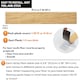 image 6 of NOVECRAFTO Self Adhesive Floor Planks | 36x5.98in (91.4x15.2cm) Each | Peel & Stick Vinyl Flooring | Honey Drift Timber Effect | Waterproof DIY Tiles Brown | 5 sqm