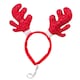 image 1 of House Of Paws Sparkle Antlers Headband - Red - One Size