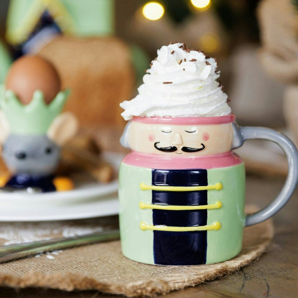 image 1 of Kitchencraft Mug Pastel Nutcracker 300ml