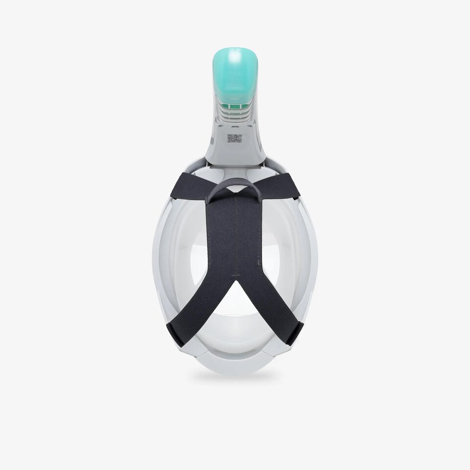 image 1 of Decathlon Adult Easybreath snorkelling surface mask grey
