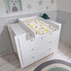 image 2 of Callowesse Changing Mat Deluxe Waterproof with Raised Edges – Grey Bee Grey
