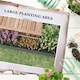 image 3 of Outsunny Galvanised Raised Bed for Garden, Outdoor Elevated Planter Box, Grey