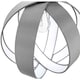 image 4 of Modern Grey Faux Silk Fabric Cocoon Globe Design Ceiling Pendant Light Shade | Grey | Grey | 1