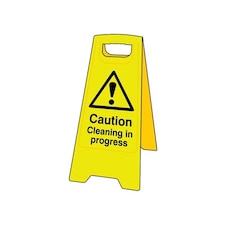 Scan Caution Cleaning In Progress - Heavy Duty 'a' Board - Multi Colour - One Size