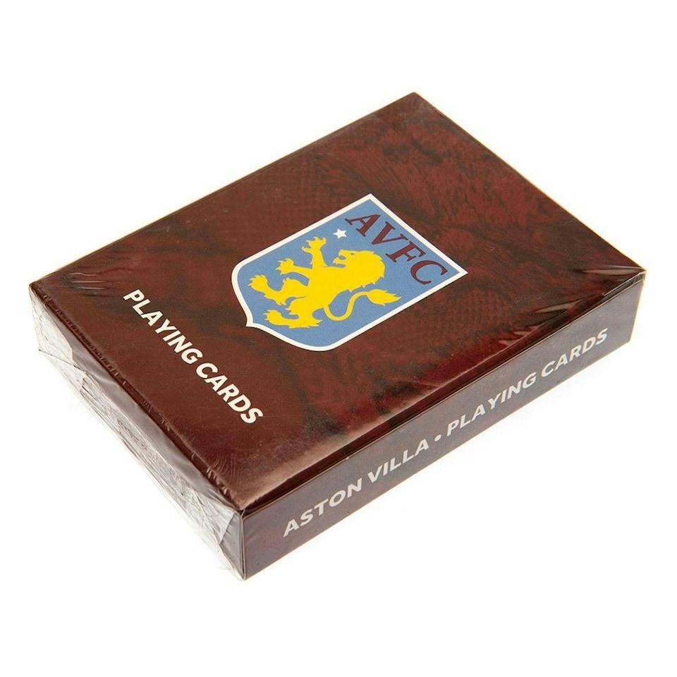 image 1 of Aston Villa FC Playing Card Deck - Claret Red/White - One Size