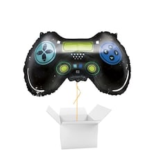 Gaming Controller Shaped Helium Foil Balloon - Inflated Balloon in a Box | Multi
