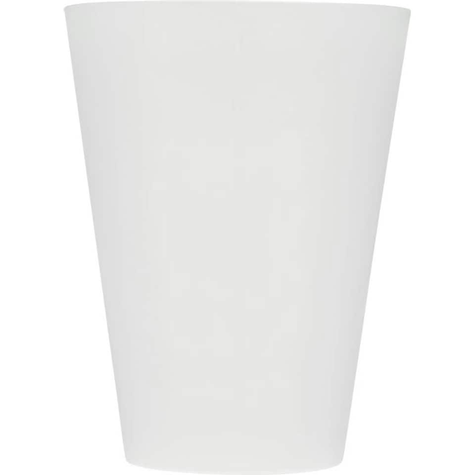 image 1 of Glastonbury Reusable Plastic 300ml Cup - Frosted Clear - One Size