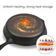 image 4 of Toque Frying Pan Non Stick Cast Iron 30cm Steak Skillet Round BBQ Grill Camping