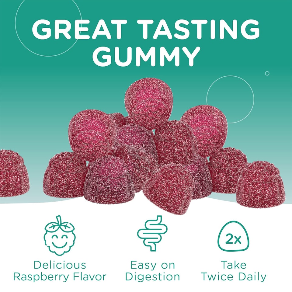 image 1 of Chapter One, Magnesium Gummies Raspberry, 60c