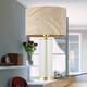 image 7 of Aura - Satin Brass Table Lamp with Champagne & Gold Leaf Shade Bronze | Gold