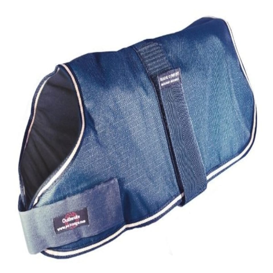 Animate Outhwaites W/prf Padded Coat Navy Blue 46cm (18")
