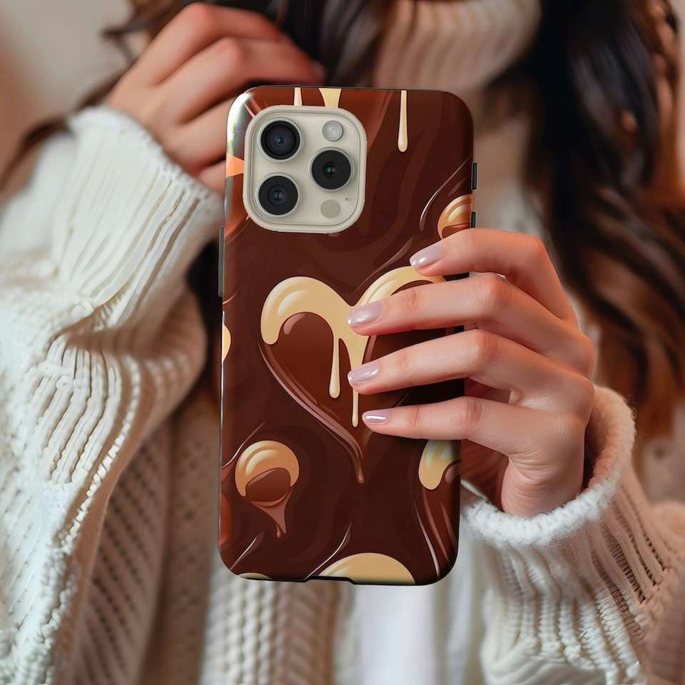 image 1 of Chocolate Lover Phone Case | Brown | Galaxy S22
Slim | Galaxy S22
Slim