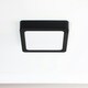 image 2 of ValueLights Lacey Black Square IP44 Bathroom Flush or Recessed Integrated LED Ceiling Light