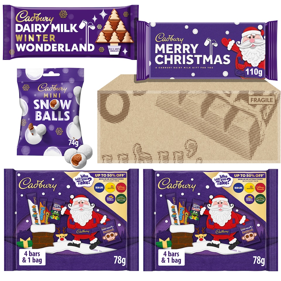 image 1 of Cadbury Christmas Chocolate Bundle