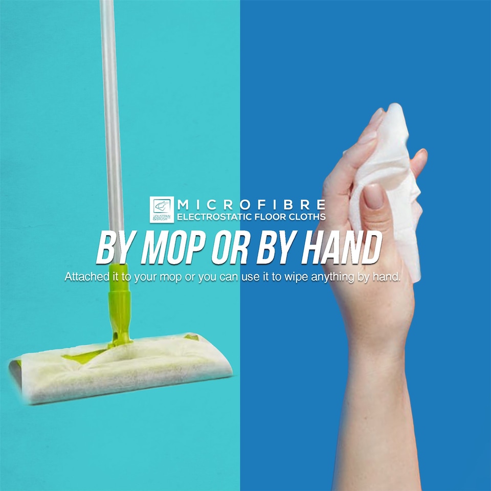 image 1 of Dry Floor Cleaning Wipes for Static Floor Mops Compatible with Flash Mop