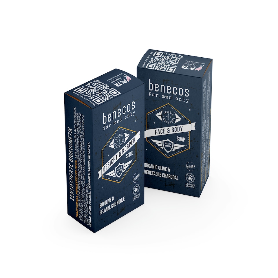 BENECOS - Mens Face & Body Soap - 75g