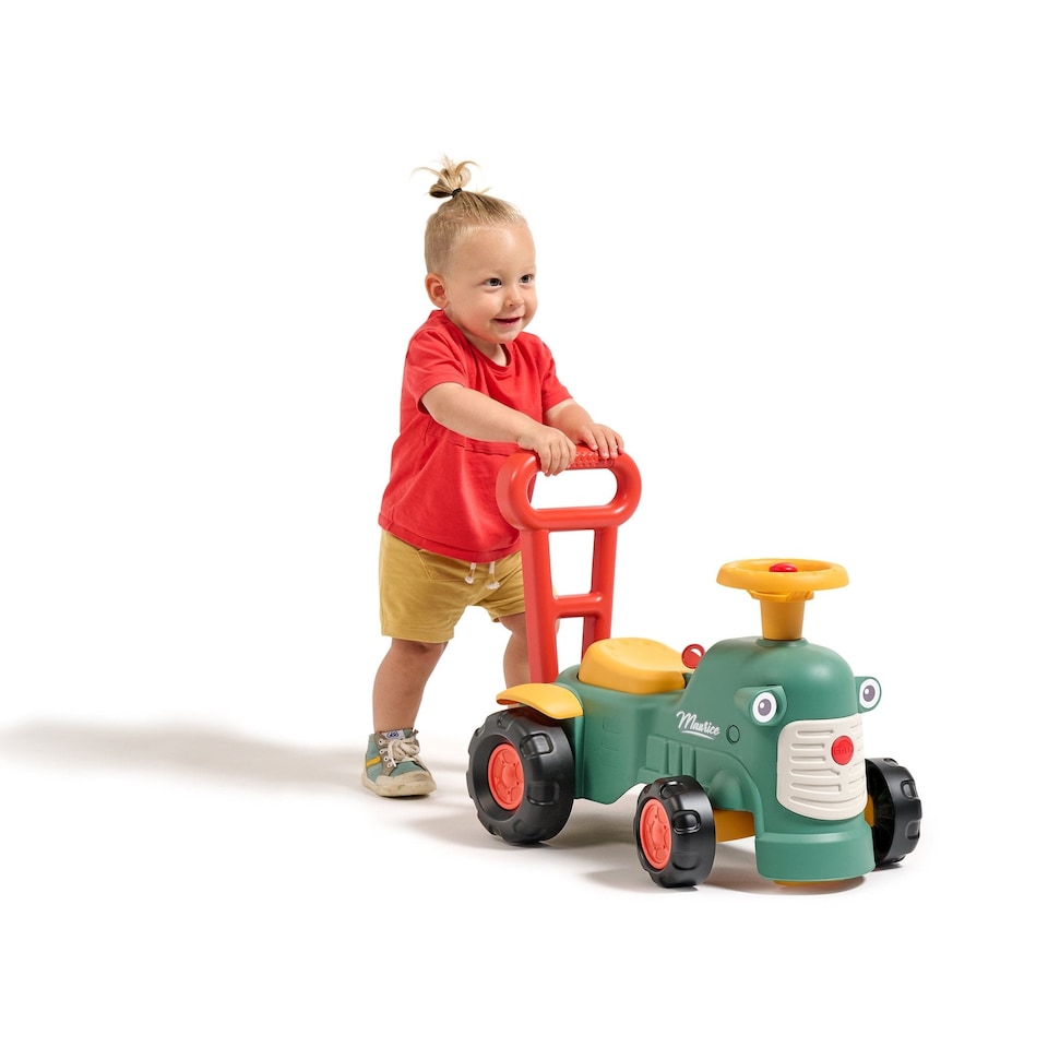 image 1 of Falk Maurice Vintage Baby Green Tractor