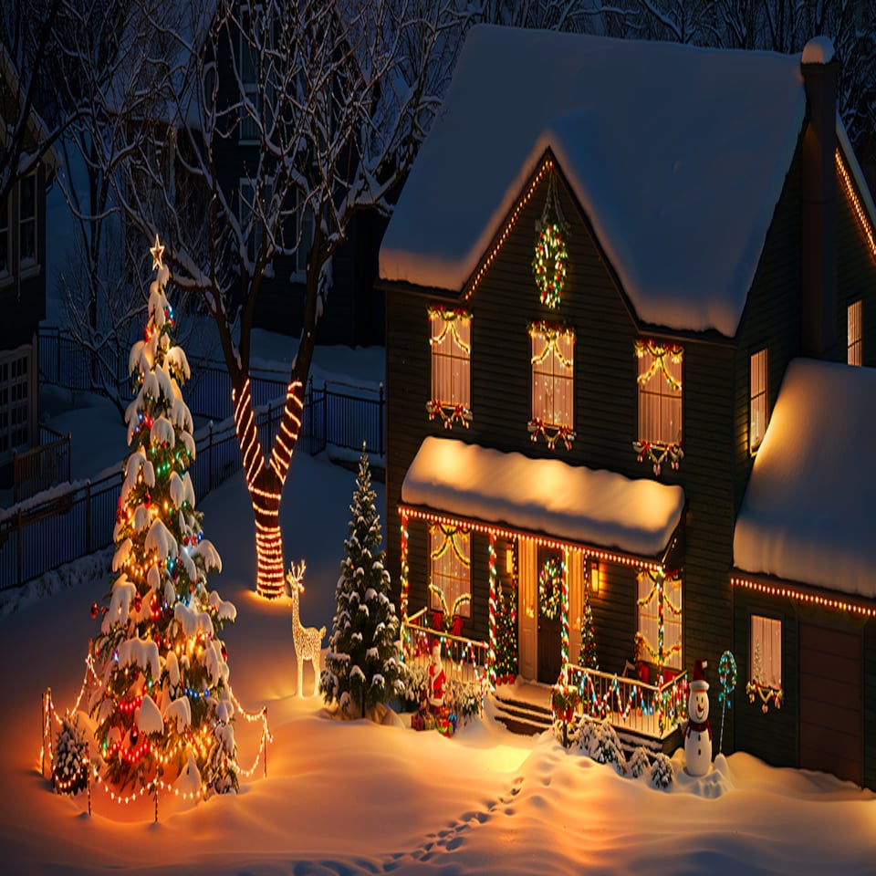 image 1 of GOVEE CHRISMAS STRING LIGHTS RGBICW IP65 20M