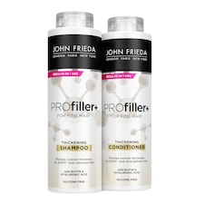 John Frieda Shampoo & Conditioner Duo Pack Pro Filler For Fine Hair, 500ml