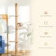 image 7 of PawHut 260cm Cat Tree Floor To Ceiling Adjustable Height