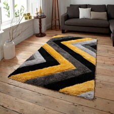 Home Republic Shaggy Chevron Rug Long Pile