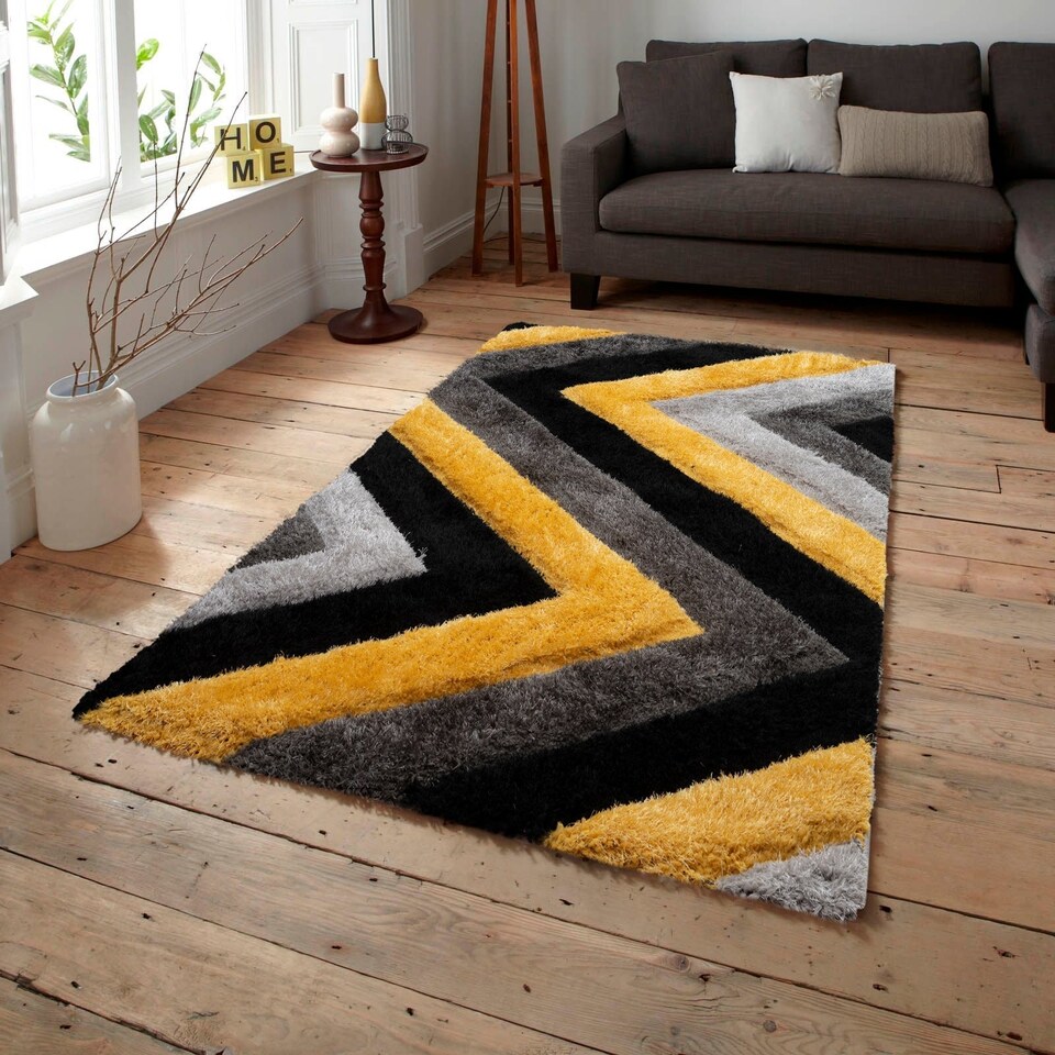image 1 of Home Republic Shaggy Chevron Rug Long Pile