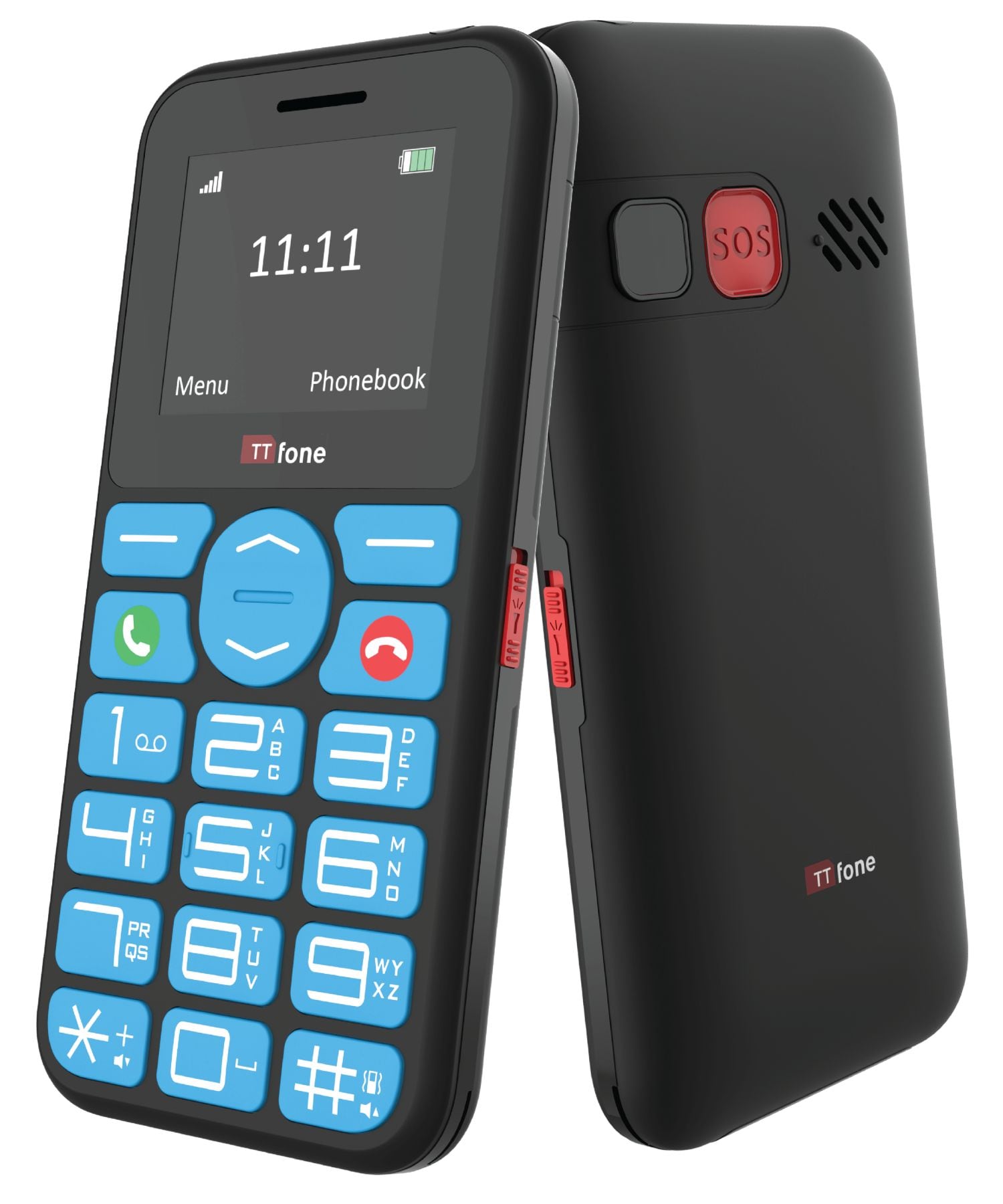 TTfone TT190 Big Button Basic Senior Unlocked Emergency Mobile Phone - O2 Pay as you go