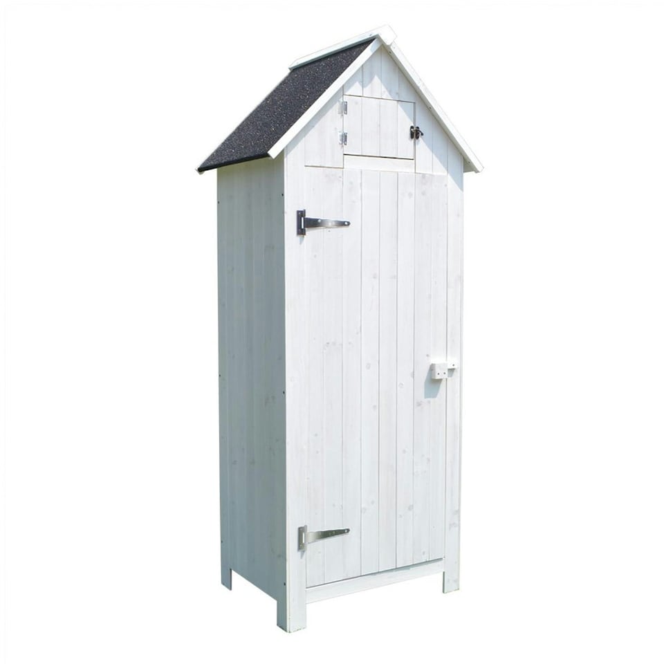 image 1 of Bideford Tall Garden Storage Unit Blue