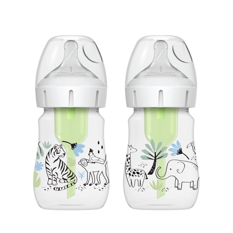 image 1 of Dr Brown's Options+ Bottle Design Jungle 150ml 2Pk