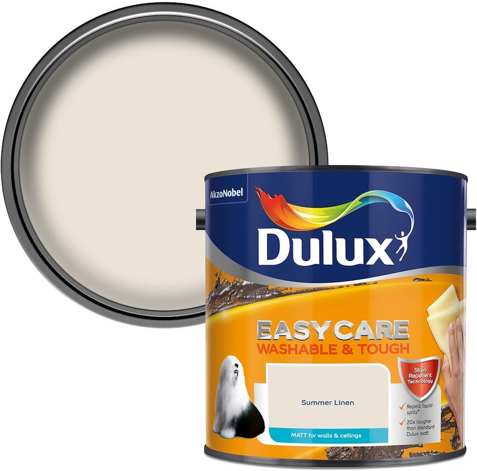 image 1 of Dulux Easycare Matt Summer Lin 2.5L