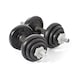 image 1 of York 20kg Cast Iron Dumbbell Weight Set - Black