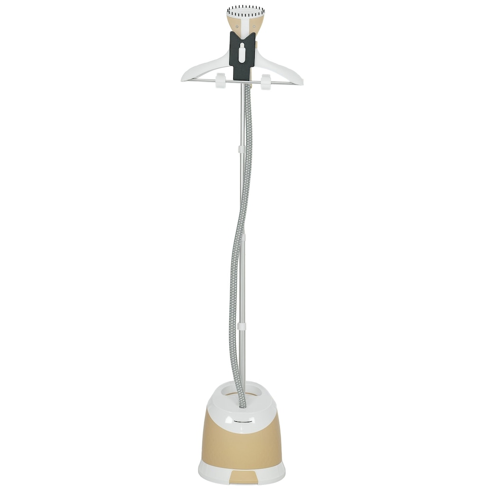 image 1 of HOMCOM Clothes Steamer, Garment Steamer Clothing Wrinkle Remover, Gold Tone
