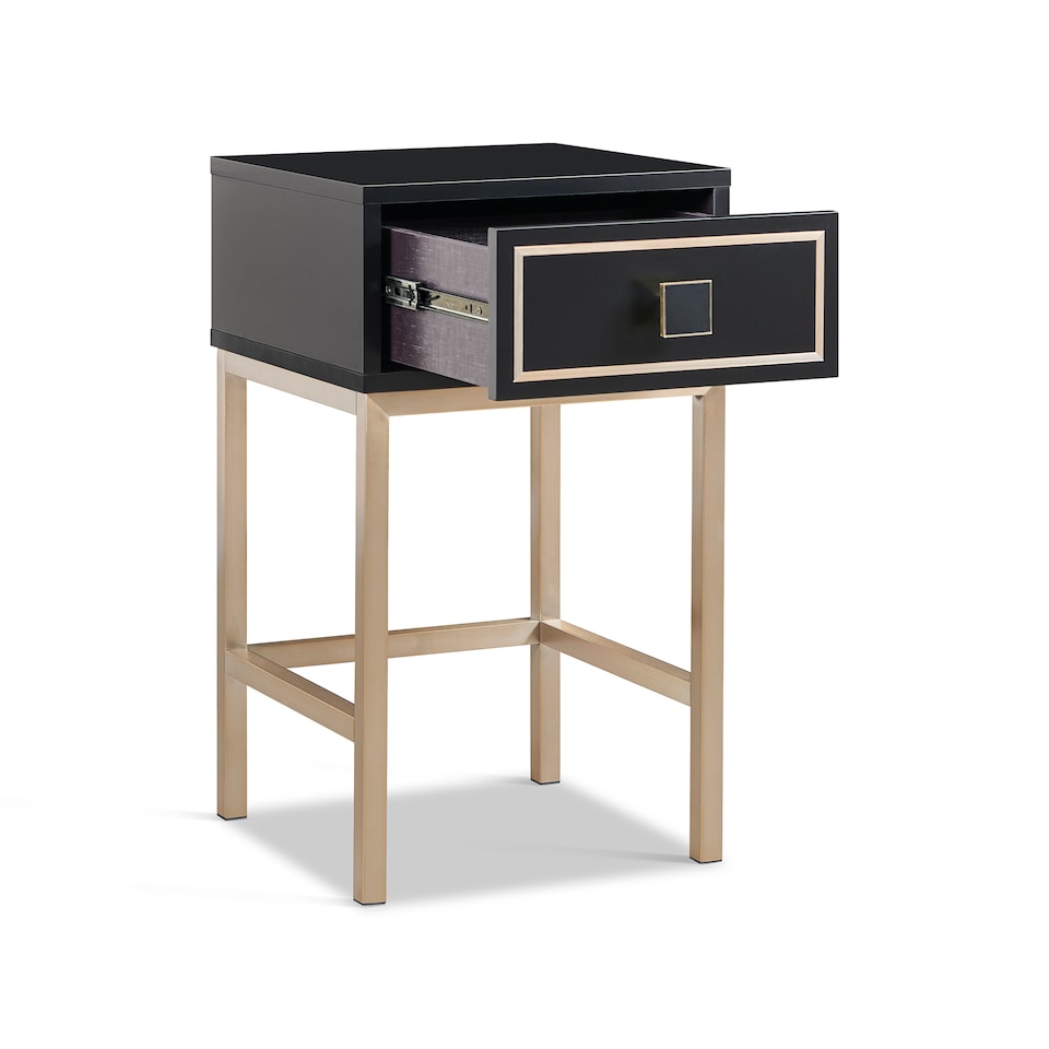 image 1 of Frank Olsen Mia Lamp Table in Black | Black | 1