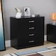 image 2 of Vida Designs Riano 4 Drawer Chest of Drawers Bedroom Storage, Black