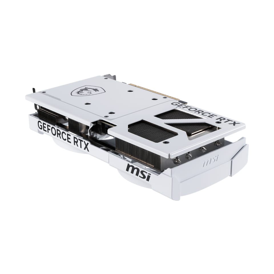 image 1 of MSI Geforce RTX 5070 VENTUS 2X 12GB OC Graphics Card - White