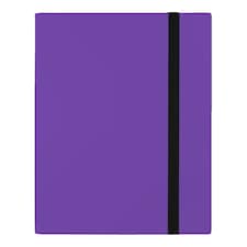 PokeProtection Trading Card Binder with Strap Closure and 360 Card Capacity in Purple | Purple | Purple | 1
