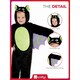 image 6 of Fluffy Bat Jumpsuit Unisex Fancy Dress Costume Toddler Age 3-4