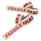 image 2 of 36 Rolls of Fragile Printed 50mm x 66m Strong Sticky Packaging Parcel Tapes