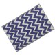 image 1 of Marco Paul Blue Zigzag Outdoor Rug Blue