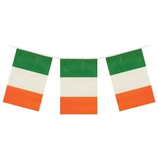 Henbrandt Flag Of Ireland Bunting - Green/White/Orange - One Size