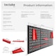 image 6 of Tool Pegboard Jonah - hooks and holders | Black | black/red | 2 x 120 x 60 cm | 3